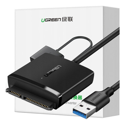 UGREEN SATA-ADAPTER FÜR 2,5'' 3,5'' USB-A 5GB/S HIGH SPEED