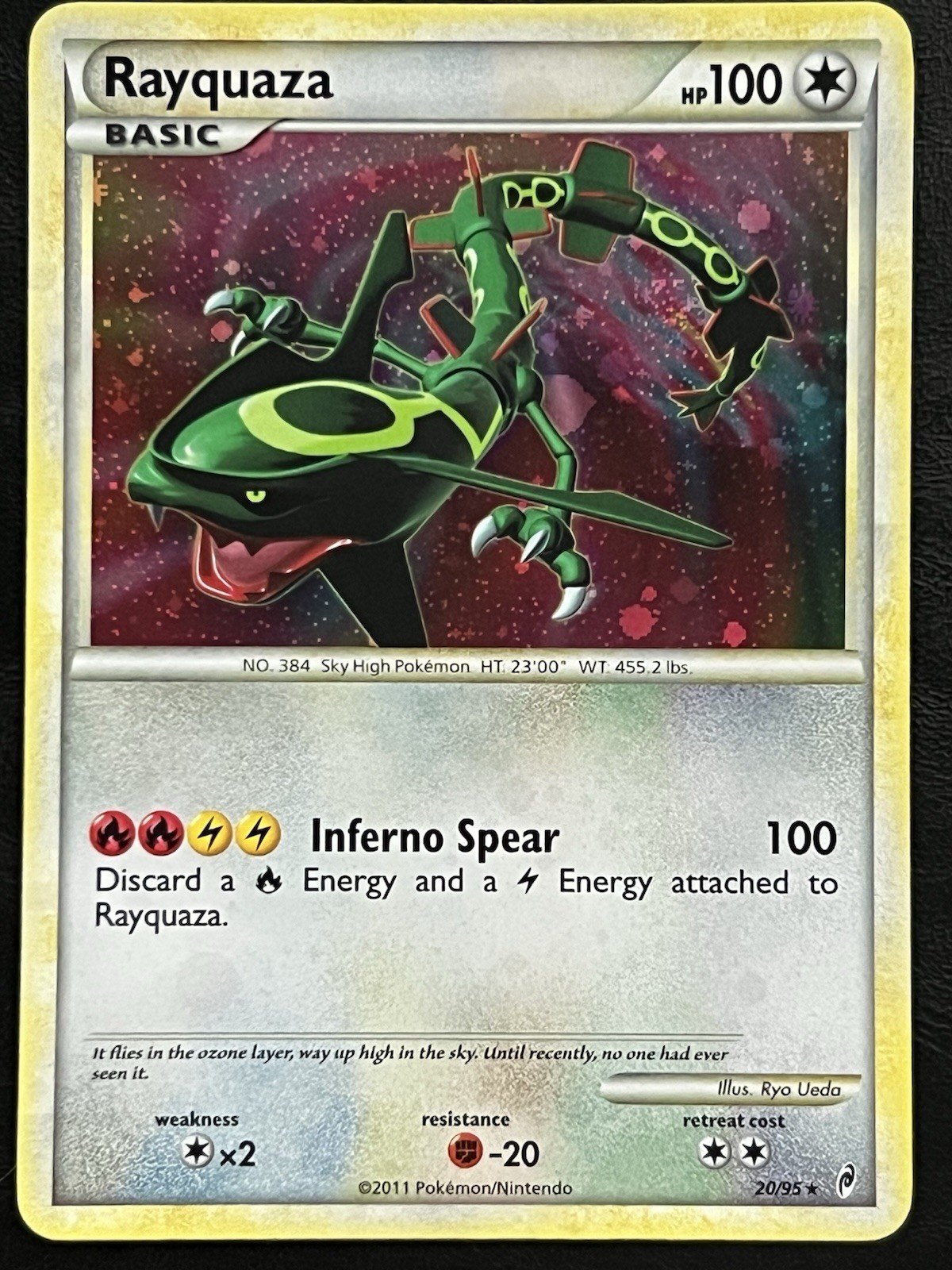 Pokemon Rayquaza Holo - Call of Legends - 20/95 NM