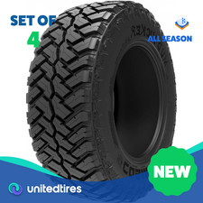 Set Of 4 New Lt 25575r17 Cosmo Mud Kicker 111108s