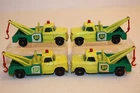 Four (4) Vintage 1965 Matchbox Lesney Dodge BP Wreck Tow Trucks #13 BPW