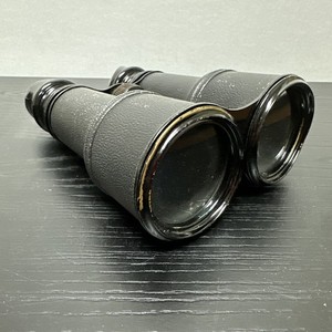 Antique French Galilean Opera Glasses Binoculars w Compass 7" Clean Optics