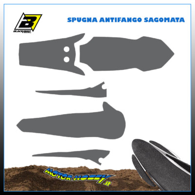 Acerbis Paraspruzzi Mono KTM SX/SX-F 16-, EXC/EXC-F 17-, Nero | Maciag Offroad