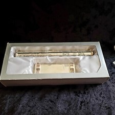 Baby Christening Baptism Day Silver Plated Scroll Gift Set Memorial Keepsake