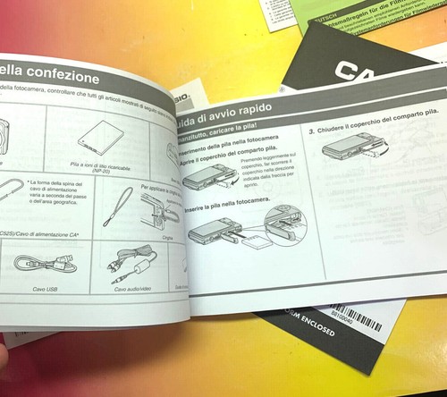 Start Guide+CD Software for Casio EXILIM EX-S770 Camera, Spanish/Engl NEW - Picture 6 of 7