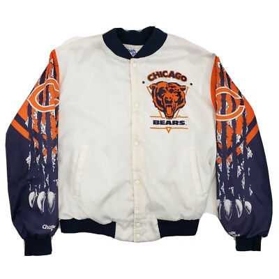 Vintage 90s Chalk Line Chicago Bears Jacket Satin Fanimation All