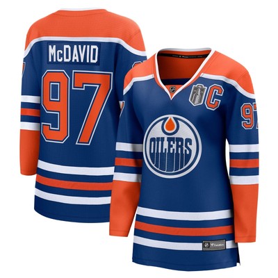 WOMEN Connor McDavid 2025 Final #97 Stitched Jersey Blue