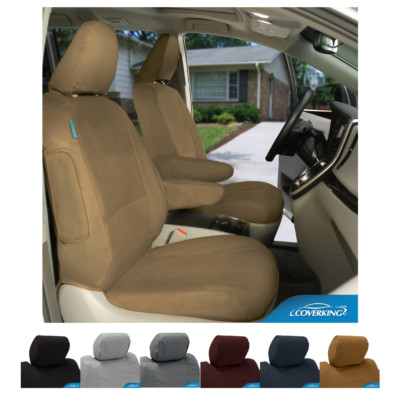 Seat Covers Polycotton Drill For Toyota Land Cruiser 2008-19 Custom Fit