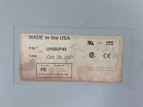 Vintage Unicomp Model M UNB0P45 Mechanical Keyboard - Picture 14 of 16