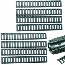 8 Pieces Heat Resistant Weaver Picatinny Ladder Rail Cover - Black