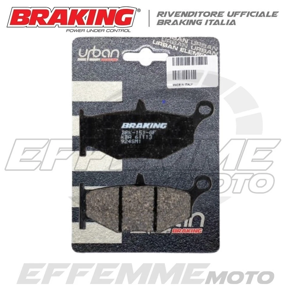 Pastiglie SUZUKI GSX-R 600 / 750 2006 2007 2008 2009 2010 (Posteriori BRAKING)