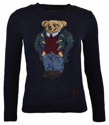 ralph lauren bear sweater women's sale