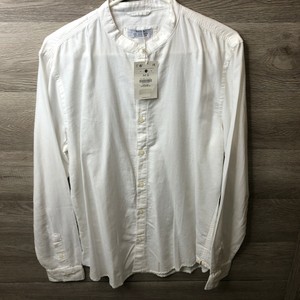 camisa blanca hombre bershka