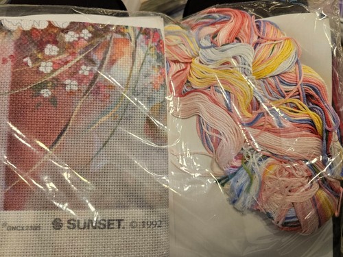 Rare Vintage Sunset no count cross stitch Embroidery kit – Symphony of Spring - Picture 2 of 3