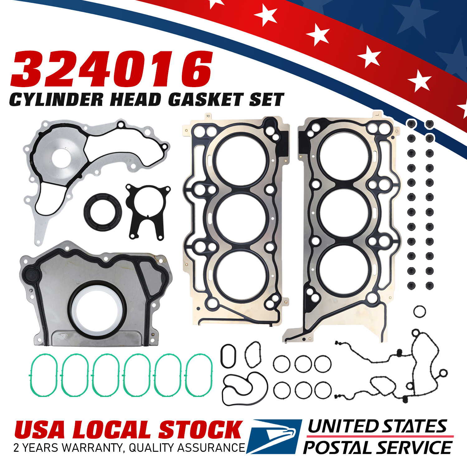 Durable Cylinder Head Gasket Kit For 2014-2017 Maserati Quattroporte 3.0/3.8L US