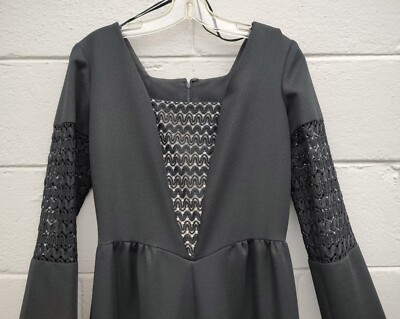 Batwing Maxi Dress Crochet Lace Inserts Vintage 1970's by Can't Miss Sz 12 | eBay Batwing Maxi Dress Crochet Lace Inserts Vintage 1970's by Can't Miss Sz 12 | eBay