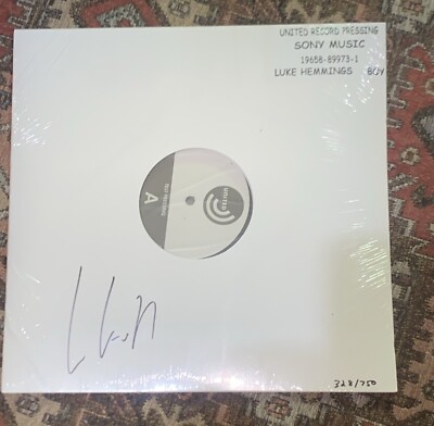 SIGNED LUKE HEMMINGS boy Limited Edition Numbered Test Pressing Vinyl [IN HAND]