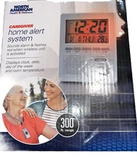 North American Health Wellness Caregiver Home Alert System 300’ Range Alarm/B29