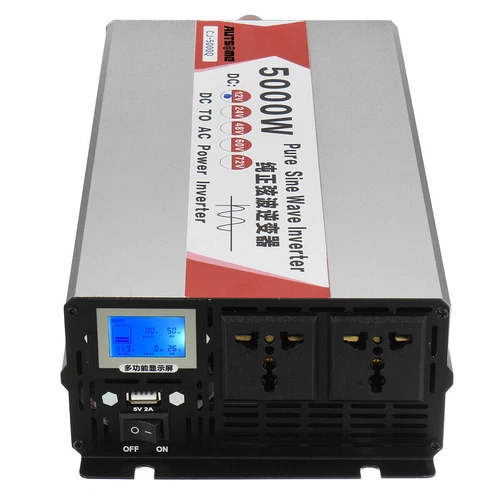 4000W 5000W 8000W 12V 24V 48V 60V 72V to 110V 220V Pure Sine Wave Power Inverter - Picture 12 of 32