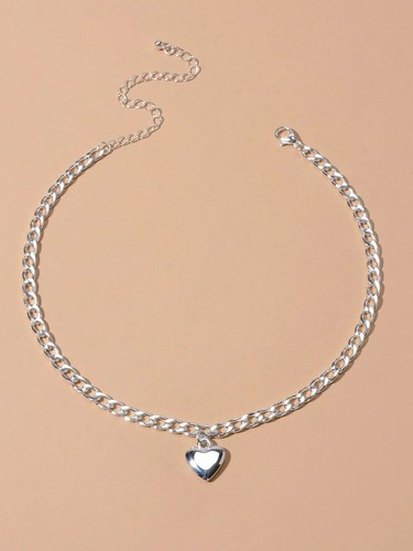 Love Heart Charm Necklace Stunning Filigree Pendant Choker Best Friend Gift - Picture 15 of 74