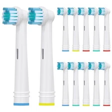 12-Pack Charcoal Toothbrush Heads Compatible with Oral-B Electric Toothbrushes