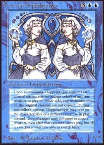 1x Vesuvan Doppelganger MTG - Beta - Moderate Play