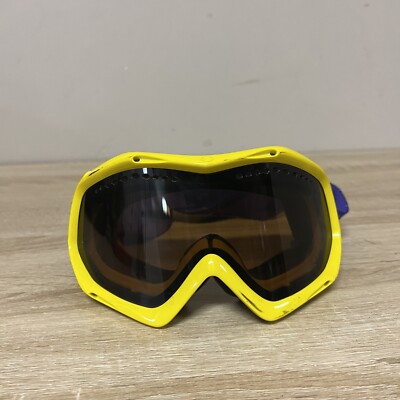 Von Zipper Feenom Spherical Adult Snow Goggles Yellow Frame Tinted Lenses