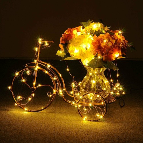 20-100 LEDs Copper Wire Christmas Party String Fairy Lights AA Battery Powered - Picture 6 of 67