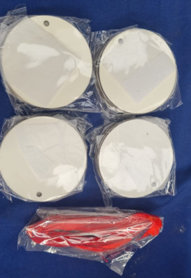 20 Stck. Sublimation Rohling Anhänger, 3,15 Zoll Durchmesser MDF Personalisiert