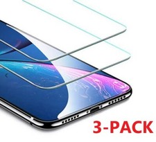 3-PACK For iPhone 12 11 Pro Max XR X XS 8 7 HD Tempered GLASS Screen Protector