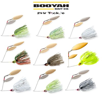 Booyah Double Willow Spinner~ 2 Sizes ~10 color choices ~ FREE Ship