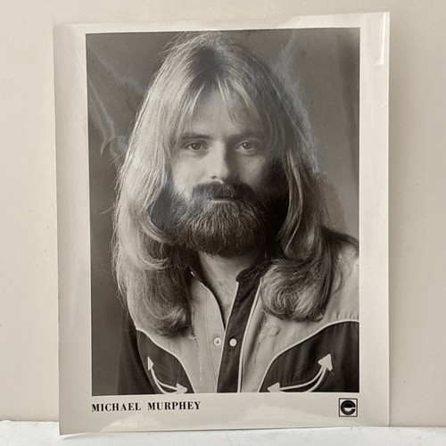 Foto promocional original vintage de Michael Murphy en blanco y negro 8x10 2 - Imagen 9 de 9