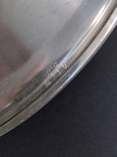 Vintage Blätter Rockford Silver Co Soße Boot mit Tablett - Bild 3 von 8