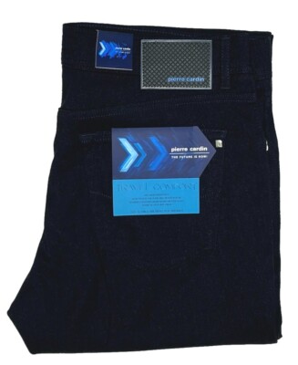 Pierre Cardin W 32 L 30 Lyon Travel Comfort Stretch Navyblau Stoffhose 1016.6000