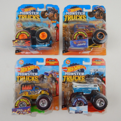 2019 2020 Hot Wheels Monster Trucks HW FLAMES Giant Wheels 4 of 5