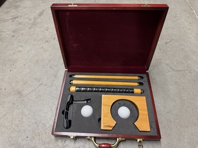 Collapsible Golf Putter with Ball, Practice Hole Executive Travel Kit