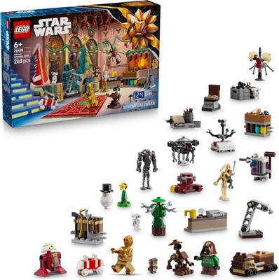 LEGO Star Wars Adventskalender 2025 Weihnachten Spielzeug mit 24 Überraschungen