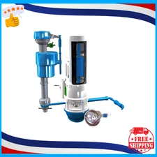 Water-Saving Toilet Total Repair Kit with Dual Flush Valve Drop-In installation