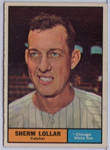 Sherm Lollar #285 1961 Topps card