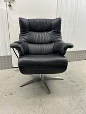 Stunning Black Leather Himolla Harmony Leather Power Recliner Armchair 2017