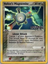 Holon's Magnemite 70/113 Delta Species Common Reverse Holo Stamped Pokemon on eBay