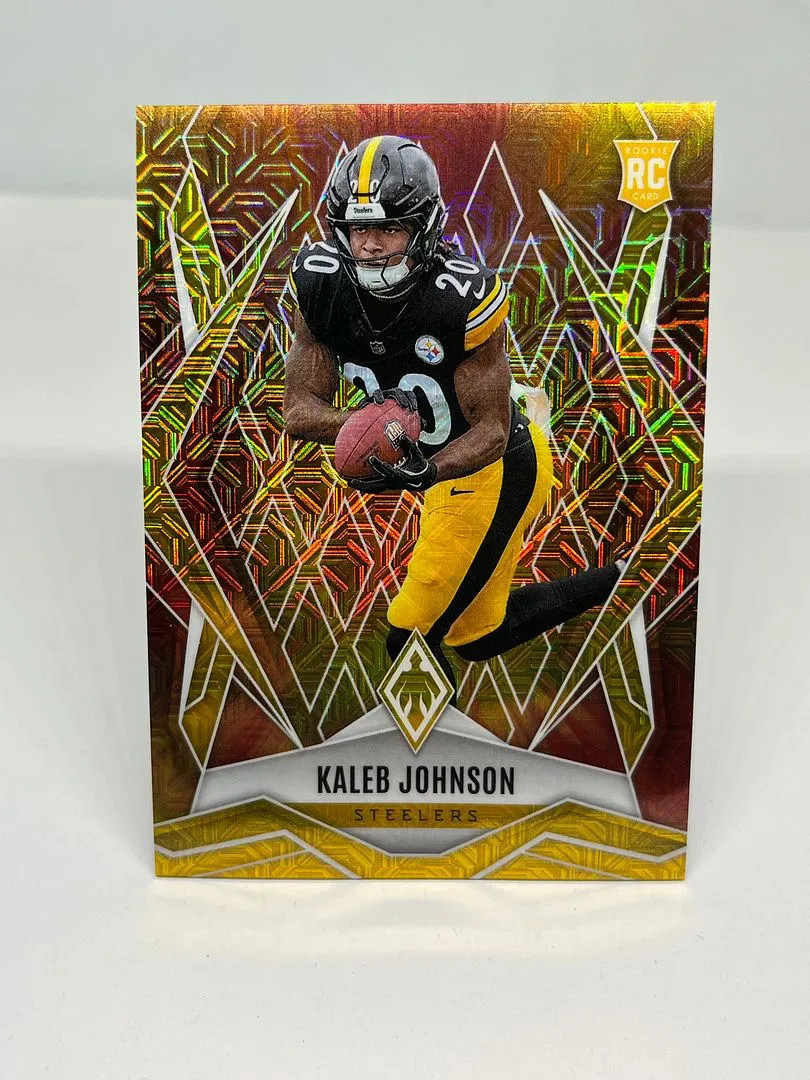 Kaleb Johnson 2025 Phoenix FireBurst Prizm /350 Rookie Card #182 Read