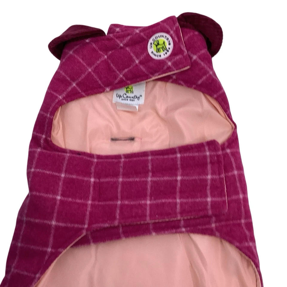 Casaco de lã country tamanho 14 rosa tweed mistura - Imagem 3 de 4