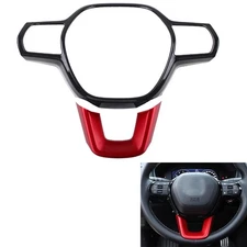Steering Wheel Buttons Cover Accessories For Honda CR-V 2023-2026 Red&Black