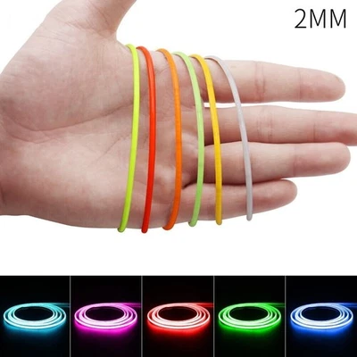 TAYIRE Cinta adhesiva ultra delgada de 2 mm COB de tira de luces LED 12 V para gabinete de cocina hágalo usted mismo