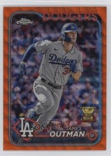 2024 Topps Chrome Orange Wave Refractor 12/25 James Outman #68 13cy