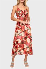 Moon River Pleated Midi Dress Size XS