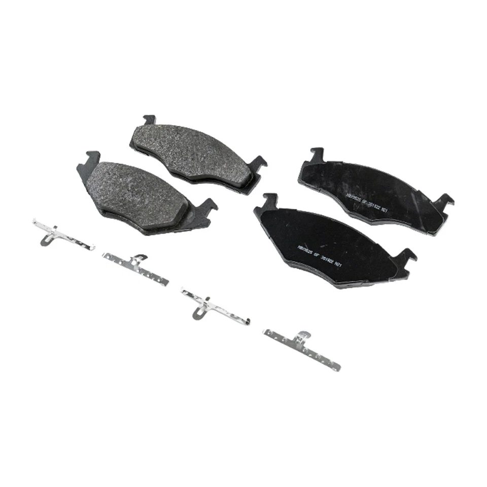 Front Brake Disc Rotors and Pads Kit For Volkswagen Jetta 1989 1990 1991 1992 - Image 3 of 4