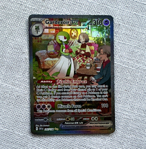Pokémon TCG Gardevoir ex 245/198 SV01 Full Art Holo SIR 310 HP ENG