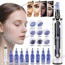 9/12/24/36/42 Pins Facial Skin Lifting Mesotherapy Gun Needles Cartridges Tips