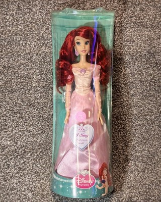 Disney Store exklusive 17 Zoll singende Arielle Puppe die kleine Meerjungfrau, in versiegelter Verpackung